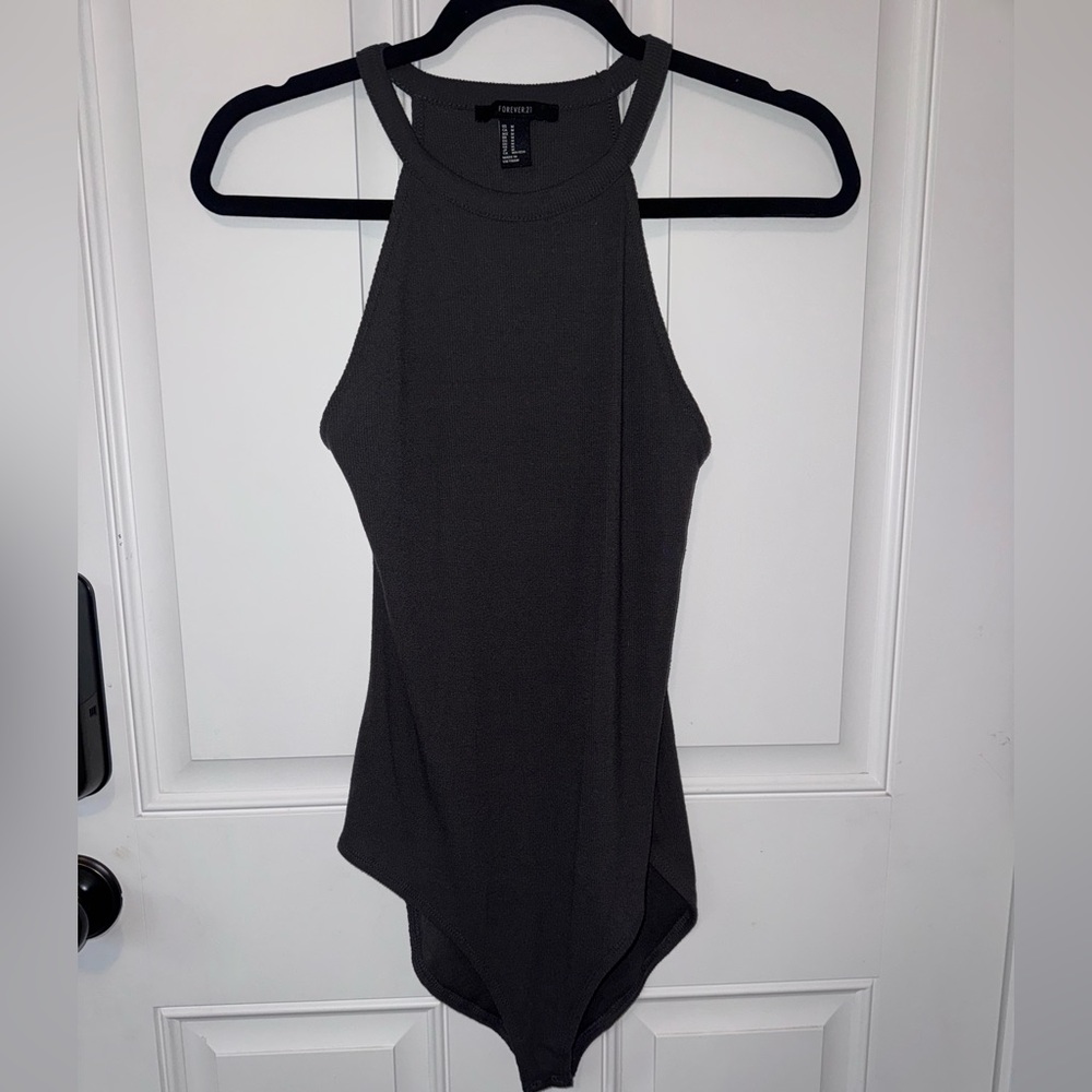 Gray bodysuit